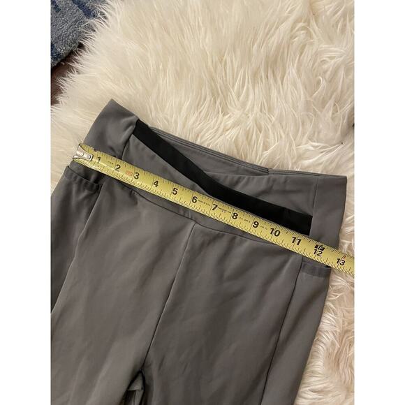Gymshark Asymmetrical Gray Black Leggings S Small Booty Contour Colorblock Pants - Picture 4 of 7